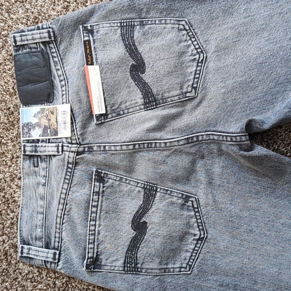Nudie Jeans Co Steady Eddie ii Unisex Jeans size 26x30 NEW - Picture 10 of 14